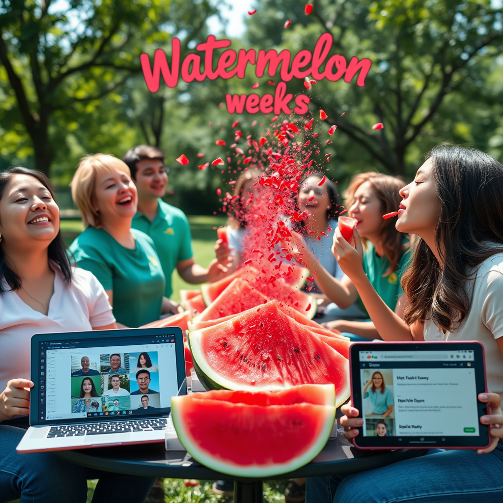 Watermelon Week: Teams Spit, Connect, and Celebrate!
